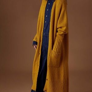 Land Of Distraction Long Wool Cardigan Sweater - image 1